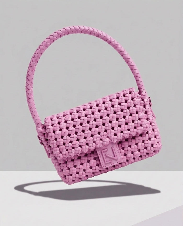 MADISON AVE WOVEN BAGUETTE PINK